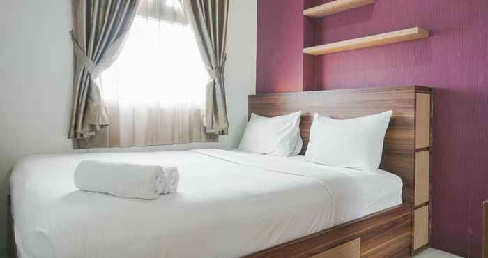 Bedroom Spacious and Nice 2BR Apartment at Green Pramuka City By Travelio