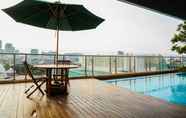 Swimming Pool 3 Comfort and Stylish Studio at Menteng Park Apartment By Travelio