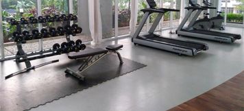 Fitness Center 4 Comfort and Tidy 1BR at Casa De Parco Apartment By Travelio