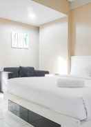 BEDROOM Cozy Studio Apartment at Tamansari Sudirman with City View By Travelio