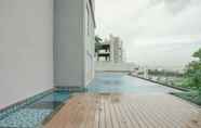 Swimming Pool 4 Homey and New Furnished Studio at Sedayu City Suites Apartment By Travelio