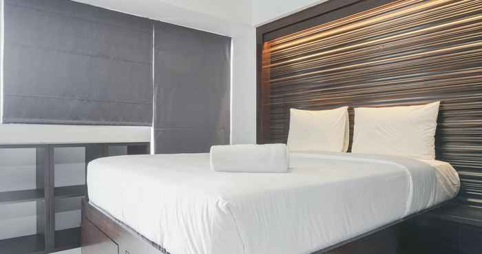 Kamar Tidur Comfy and Relax Studio at Sahid Metropolitan Apartment By Travelio