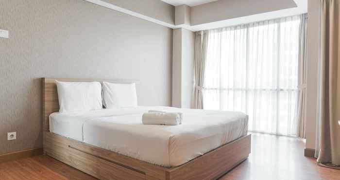 Bedroom Nice and Comfortable Studio Apartement at H Residence By Travelio