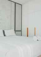 BEDROOM Nice and Fancy 1BR at Ciputra International Apartment By Travelio