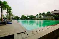 Swimming Pool Best 2BR Apartment at Capitol Park Residence By Travelio