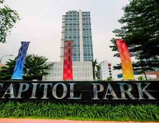 Bangunan 2 Best 2BR Apartment at Capitol Park Residence By Travelio