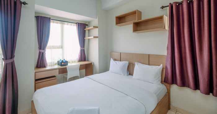 ห้องนอน Cozy Stay & Relaxing Studio Apartment at Margonda Residence 5 By Travelio