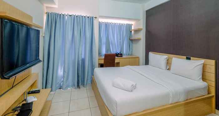 Kamar Tidur Modern and Comfy Margonda Residence 5 Studio Apartment By Travelio
