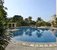 Swimming Pool 6 Luxury and Chic 3BR Apartment at Sudirman Tower Condominium By Travelio