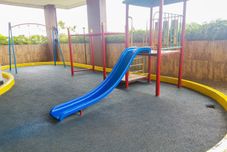 Entertainment Facility Simply and Homey 2BR at Serpong Greenview Apartment By Travelio