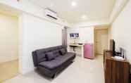 Common Space 3 Cozy and Homey Living 1BR + Working Room at Meikarta Apartment By Travelio