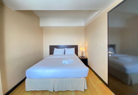 Bedroom Classic & Gorgeous 2BR at Braga City Walk Apartment By Travelio