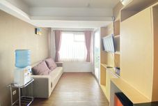 Lobby Quite 2BR Apartment with AC in Living Room at The Jarrdin Cihampelas By Travelio