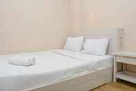 Bilik Tidur Minimalist 1BR Apartment at Kebagusan City By Travelio