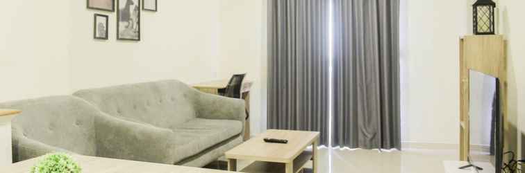 Lobi Super Cozy 3BR at Meikarta Apartment By Travelio