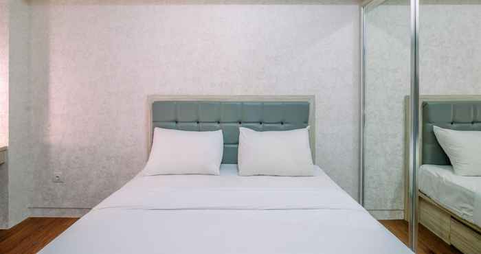 Bedroom Strategic Studio Apartment at Springlake Summarecon Bekasi By Travelio