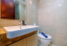 In-room Bathroom 4 Comfort and Strategic Studio at Menteng Park Apartment By Travelio