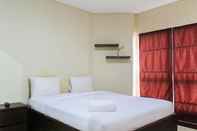 Kamar Tidur Comfort and Nice Studio at Tamansari Semanggi Apartment By Travelio