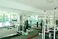 Fitness Center Homey 2BR Apartment at Pangeran Jayakarta By Travelio