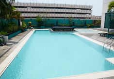 Swimming Pool 7 Homey 2BR Apartment at Pangeran Jayakarta By Travelio