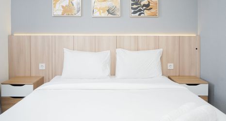 Bedroom 2 Good and Brand New Studio at Bintaro Icon Apartment by Travelio