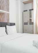 BEDROOM Comfy Studio near Mall at Green Pramuka City Apartment By Travelio