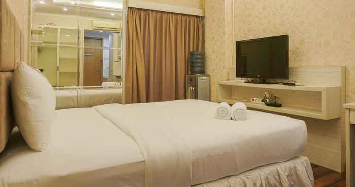 Bedroom Good Deal Studio Apartment at Signature Park Tebet By Travelio