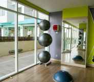 Fitness Center 7 Cozy and Minimalist 2BR Apartment at The Nest near Puri By Travelio