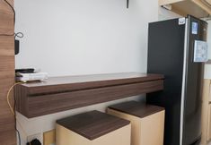 Bedroom 2 Elegant and Nice Studio at Tree Park City Apartment By Travelio