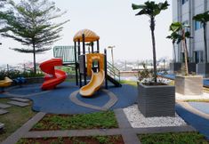 休闲设施 7 Cozy 1BR Sky Terrace Lagoon Condo Apartment near Daan Mogot Mall By Travelio