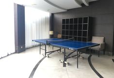 Fitness Center 6 Comfy and Gorgeous 2BR at Braga City Walk Apartment By Travelio