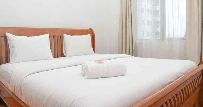 Bedroom Near Tanah Abang Strategic 2BR at Sudirman Park Apartment By Travelio