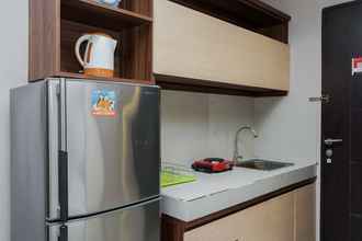 Bedroom 4 Comfy Studio Apartment near Summarecon Mall Serpong at Atria Residences By Travelio