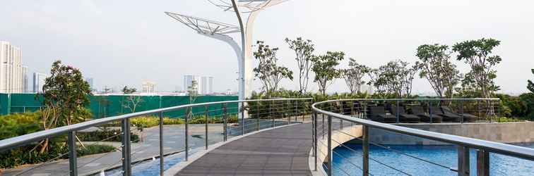 ล็อบบี้ Luxurious and Comfy 2BR at West Vista Apartment By Travelio