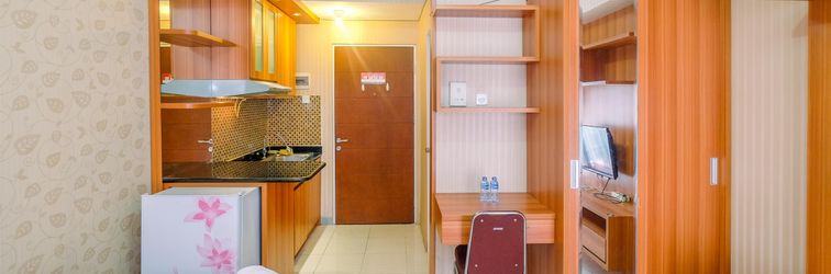 Lobby Cozy Living Studio Room Apartment at Taman Melati Margonda By Travelio