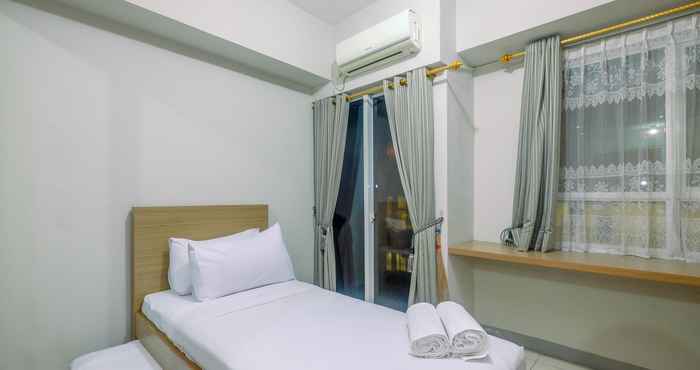 Bedroom Comfort Studio Apartment at Taman Melati Margonda By Travelio