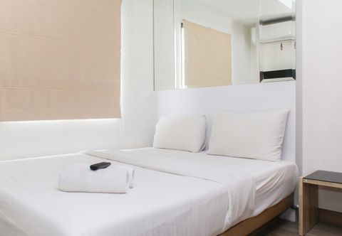 Bedroom Simply and Homey 2BR at Lagoon Apartment By Travelio