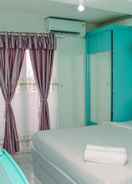 BEDROOM Stylist and Brand New Studio Room at Amethyst Apartment By Travelio