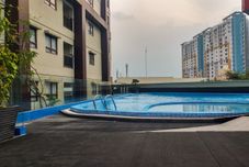 Exterior Cozy and Nice 2BR Apartment at Atria Residence By Travelio