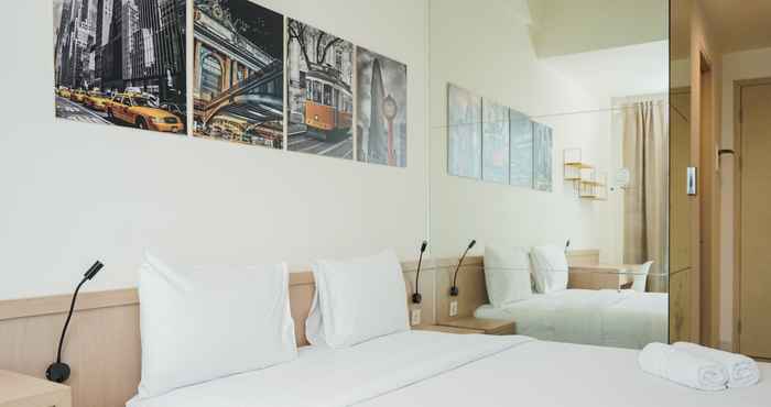 ห้องนอน Comfortable Studio near ICE BSD at Tree Park Apartment By Travelio