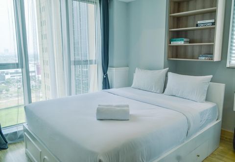 Bedroom Elegant 1BR Apartment at Branz BSD City By Travelio