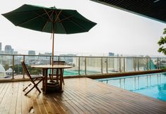 Swimming Pool 6 Elegant and Tidy Studio Apartment @ Menteng Park By Travelio