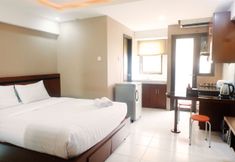 Bedroom 2 Simple And Affordable Studio at Kebagusan City By Travelio