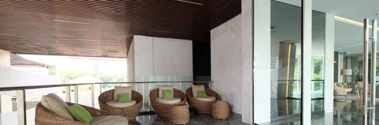 Lobby Brand New and Simple Studio at Menteng Park Apartment By Travelio
