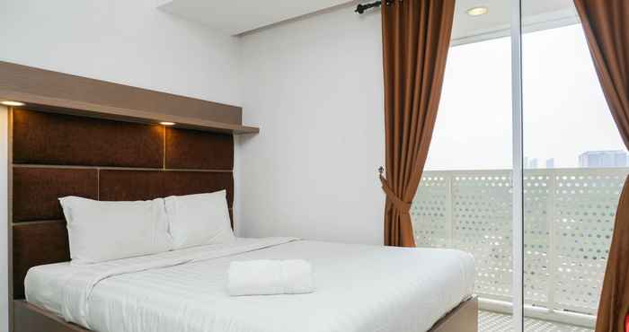 Kamar Tidur New Furnished Studio near Puri Indah at West Vista Apartment By Travelio