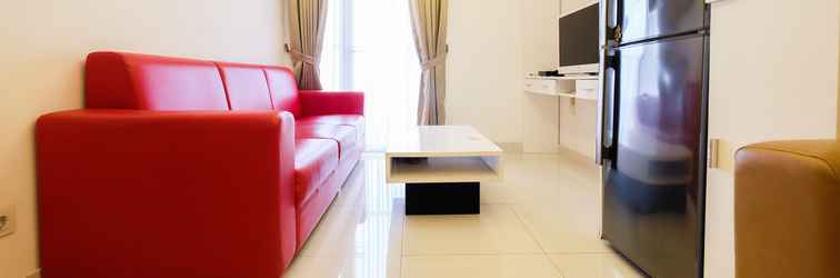 Lobi 1BR near Kota Kasablanka at The Wave Apartment By Travelio