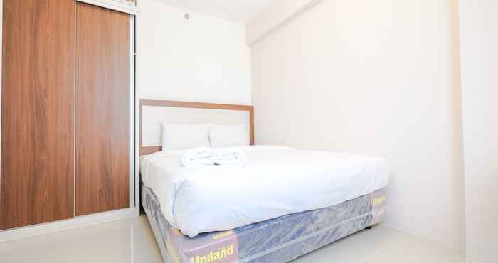 Bedroom Clean & New 2BR Bassura City Apartment By Travelio