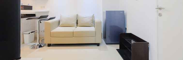 Lobby Clean & New 2BR Bassura City Apartment By Travelio