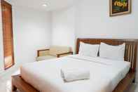 Kamar Tidur Pool View Studio at Tamansari Sudirman Apartment By Travelio