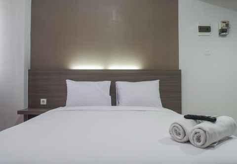 Bedroom Modern Cozy Studio at Taman Melati Apartment By Travelio